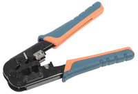 Инструмент ITK для обжима RJ-45,12,11 без храпового механизма, сине-оранж