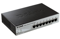 Коммутатор D-Link DES-1210-08P, Настраиваемый коммутатор Web Smart с 8 портами 10/100Base-TX с поддержкой РоЕ