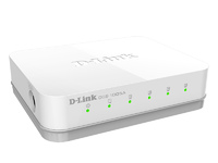 Коммутатор D-Link DGS-1005A, Неуправляемый коммутатор с 5 портами 10/100/1000 Base-T и функцией энергосбережения