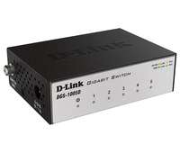 Коммутатор D-Link DGS-1005D, Коммутатор с 5 портами 10/100/1000Base-T и функцией энергосбережения