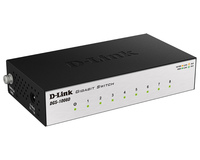 Коммутатор D-Link DGS-1008D, Коммутатор с 8 портами 10/100/1000Base-T и функцией энергосбережения