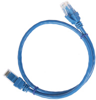 Патч-корд ITK RJ45-RJ45 кат.5Е FTP, 1,5м, синий